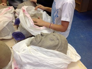 making the soldier's head
